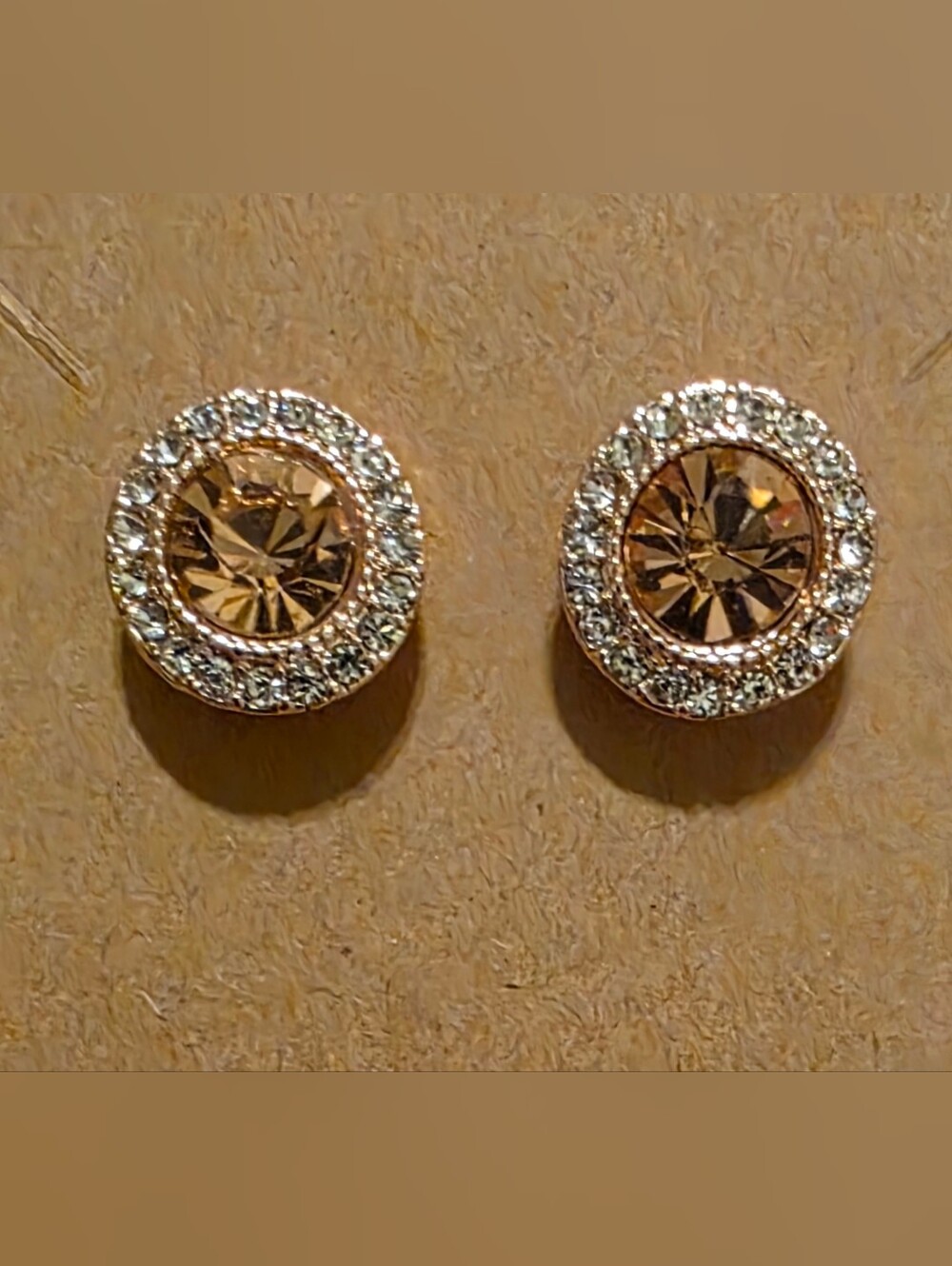 Crystal Halo Stud Earrings